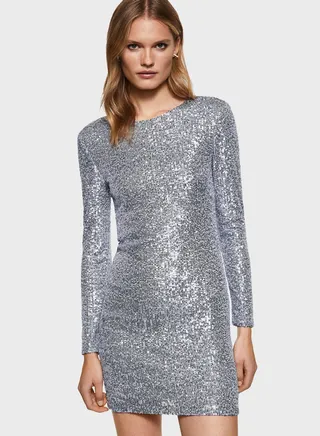 Shimmer Knitted Dress