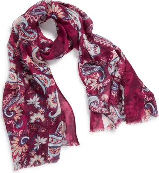 Vera Bradley Women's Rayon Soft Fringe Scarf Paisley Jamboree