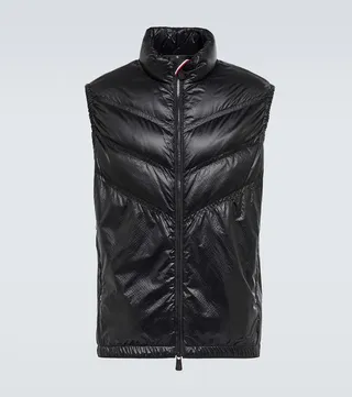 Quilted down vest