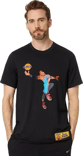 Nike Lebron Space Jam Tee (Black) Men's Clothing