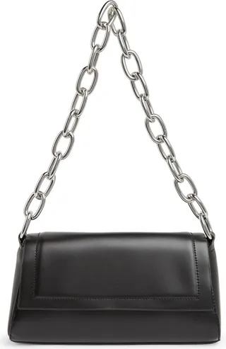We Fashion Vegan Leather Shoulder Bag