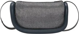 Bumper-12 leather crossbody bag with crystal