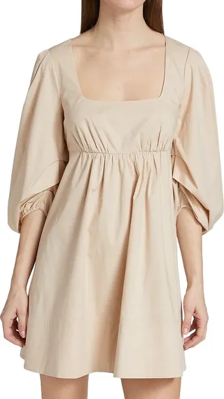Sophie Puff-Sleeve Minidress