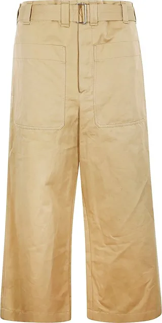 Lemaire Cropped Belted Pants