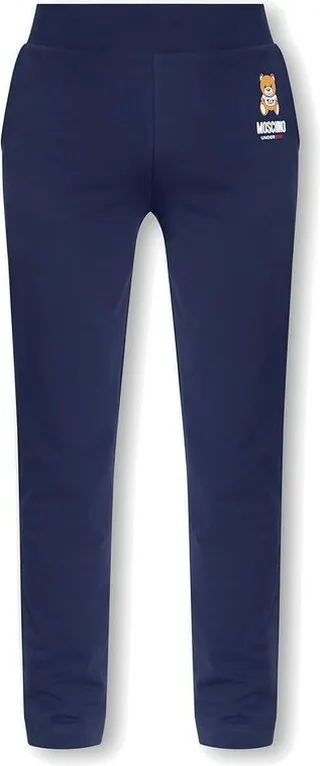 Moschino Teddy Bear Straight-Leg Track Pants