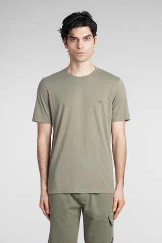 T-shirt In Green Cotton