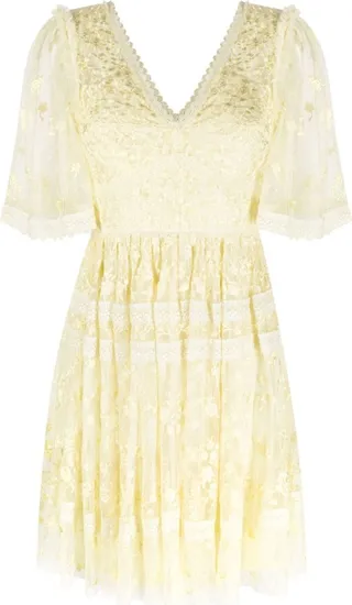 Sweetheart lace minidress