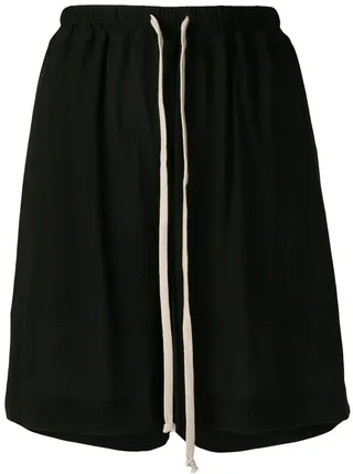 High-Waisted Drawstring Shorts