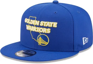 Men's New Era Royal Golden State Warriors Team State 9Fifty Snapback Hat
