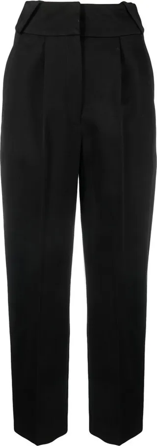 High-Waisted Tailored Trousers