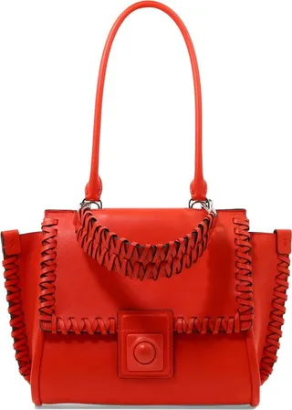 Etro Crown Me Braided Detailed Tote Bag