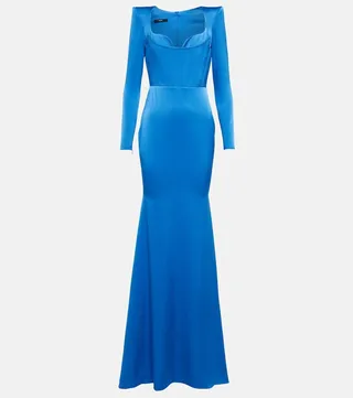 Crepe gown