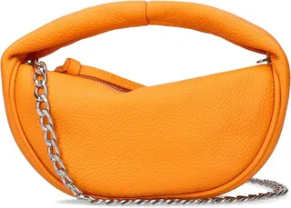 Baby Cush flat grain leather bag