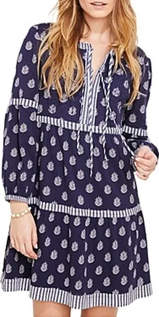 Vineyard Vines Fleur de Leaf Tunic Dress