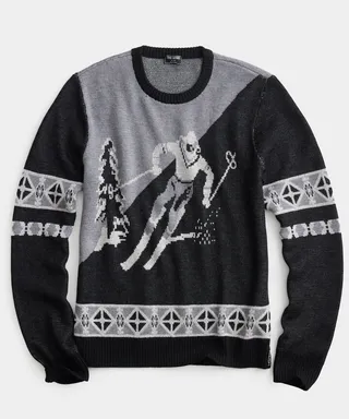 Skier Sweater in Black