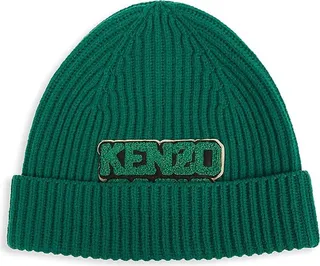 Wool-Blend Beanie Hat