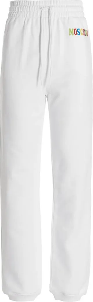 Moschino Logo Printed Drawstring Joggers