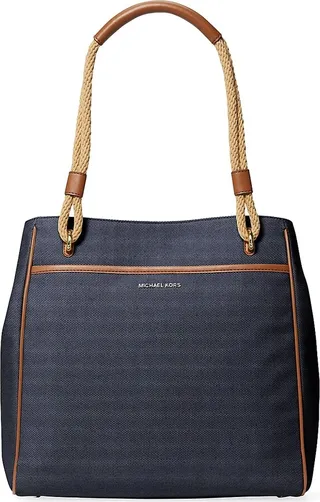 Large Talia Woven Tote Bag