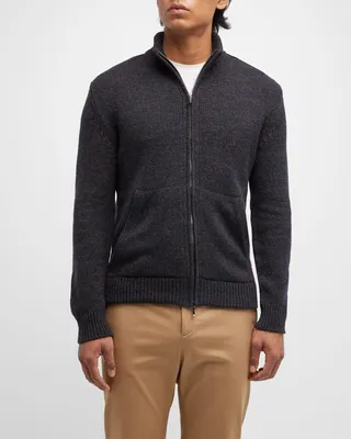 Men's Clifford Cashmere Bomber Jacket