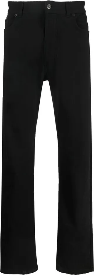 Embroidered-Logo Cotton Trousers