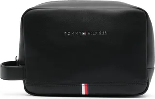 Logo-Lettering Rectangle Wash Bag