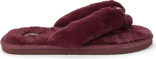 Faux Fur Flip Flops