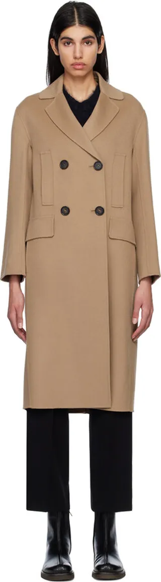 S Max Mara Brown Ettore Coat
