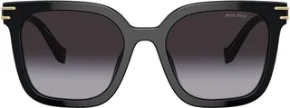 Gradient Oversize-Frame Sunglasses