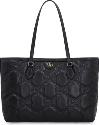 Gucci GG Quilted Open-Top Tote Bag