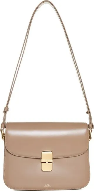 A.P.C. Grace Foldover Shoulder Bag