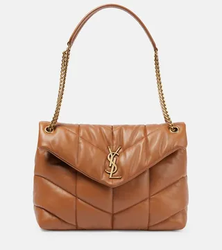 Puffer Medium leather shoulder bag