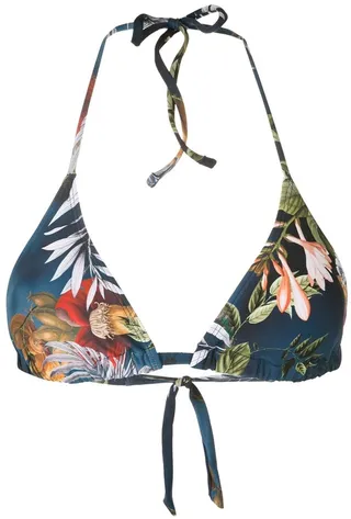 Iasmim print bikini top