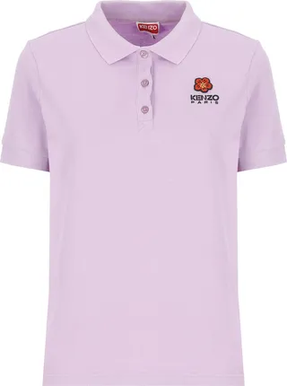 Cotton Polo Shirt With Embroidery from Kenzo: