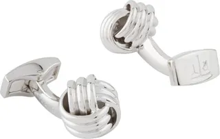 Tateossian Knot Ribbed Cufflinks