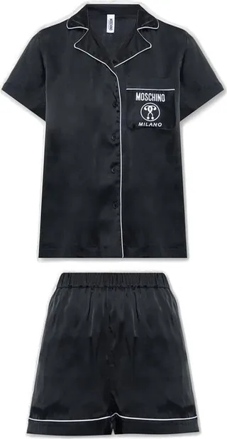 Moschino Short-Sleeved Two-Piece Pyjama Set