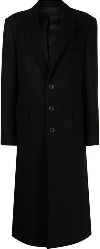 WARDROBE.NYC- Single Breasted Coat