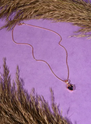 Gold Plated Designer Stone Necklace