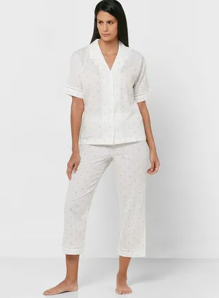 Printed Shirt & Pyjama Set