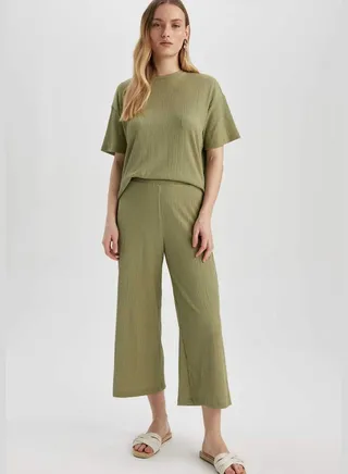 Regular Fit Ankle Culottes