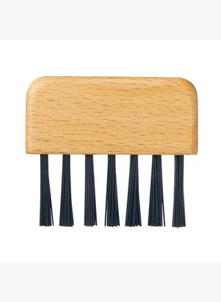 Beech Hair Brush Cleaner, 6 cm, Brown