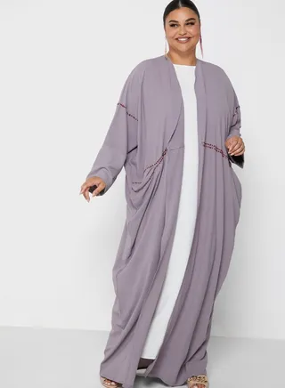 Embellished Stone Detail Abaya