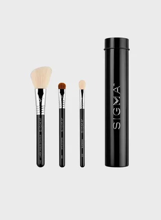 Essential Trio Brush Set- Black