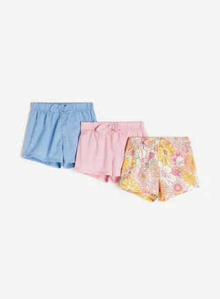 Kids 3 Pack Assorted Shorts