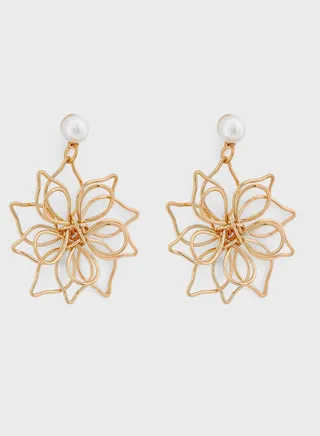 Floral Drop Earrings