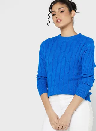Textured Detail Sweater