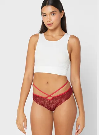 Lace Cheeky Brief