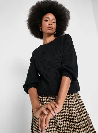 Cable Patterned Sweater