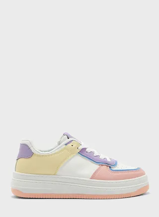 Color Block Platform Sneakers