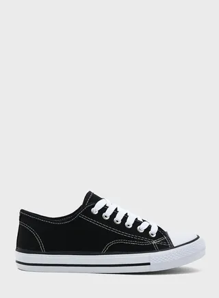 Low Top Canvas Sneakers