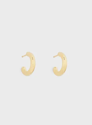 Lenny Plain Hoop Earrings